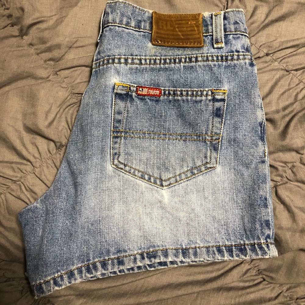 Vintage POLO RL jean shorts
